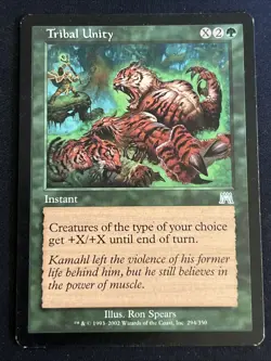 1x Tribal Unity (294) Onslaught LP MTG Magic the Gathering x1 MKE - Image 1