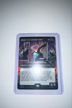 Black Cat, Cunning Thief (Borderless) Marvel's Spider-Man Foil - Image 1