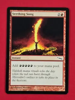 Seething Song Mirrodin Regular NM MTG Magic The Gathering Ships FAST - Image 1