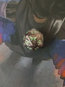 Duskmourn D20 Oversized Die | 7% Off 2+ | Duskmourn: House of Horror | NM | MTG - Image 1