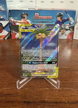 Pokemon TCG Rowlet & Alolan Exeggutor Tag Team GX Unified Minds 215/236 Pokemon - Image 5