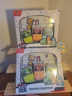 Pokemon TCG Scarlet & Violet 151 Poster Collection Box New Sealed - Image 1