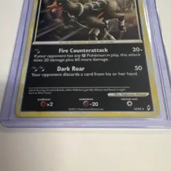 Nintendo Pokemon TCG Houndoom HS—Undaunted 10/95 Holo Rare 90HP English 2011 - Image 2