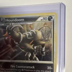 Nintendo Pokemon TCG Houndoom HS—Undaunted 10/95 Holo Rare 90HP English 2011 - Image 5