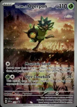 Teal Mask Ogerpon 123 Holo Promo Scarlet & Violet Promo Pokemon Near Mint - Image 1