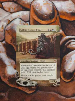 Magic the Gathering Gahiji, Honored One #3 Hand Painted Unique Custom MTG Alter - Image 1