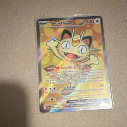 The Pokemon Company Meowth ex 107/088 Perfect Order Holo Ultra Rare ENG - Image 1