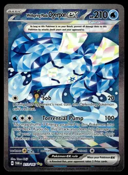 Wellspring Mask Ogerpon ex 213/167 Twilight Masquerade Pokemon NM - Image 1