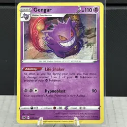 Pokemon TCG: GENGAR HOLO Sword & Shield #85/202 Holo Rare Sword Shield Base 2020 - Image 5