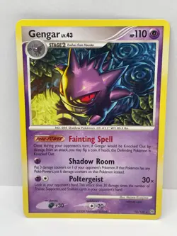 Pokemon TCG Gengar Non-Holo Rare Stormfront 19/100 Lightly Played - Image 1