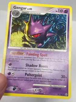 Pokemon TCG Gengar Non-Holo Rare Stormfront 19/100 Lightly Played - Image 2