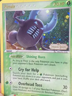 Pinsir Ex Legend Maker 24/92 Reverse Holo Stamped Pokemon TCG LP/NM - Image 5