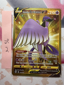 Pokemon TCG Galarian Articuno V 181/172 Gold Secret Rare Holo NM - Image 1