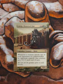 Magic the Gathering Gahiji, Honored One #2 Hand Painted Unique Custom MTG Alter - Image 1