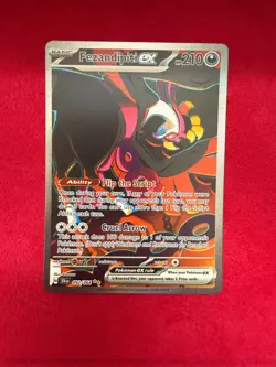 Pokemon TCG Fezandipiti EX Special Illustration Rare Card 092/064 Shrouded - Image 1