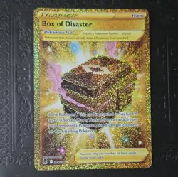 Pokemon 3x Gold Secret Rare Textured Lot: Box of Disaster, Memory, Telescopic - Image 2