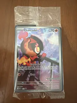 Charcadet 022 Pokemon Center Phantasmal Flames Black Star Promo Sealed - Image 1