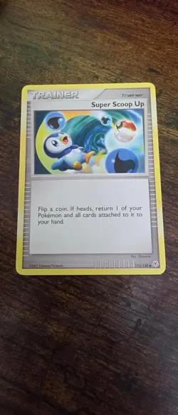 Super Scoop Up 115/130 Uncommon Diamond & Pearl Pokemon Lightly Played - Image 1