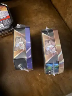 Lot of 6 Triple Whammy Collector Sealed Tin Set Pokemon TCG (18 Booster Packs) - Image 3