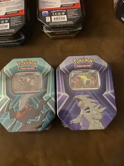 Lot of 6 Triple Whammy Collector Sealed Tin Set Pokemon TCG (18 Booster Packs) - Image 4