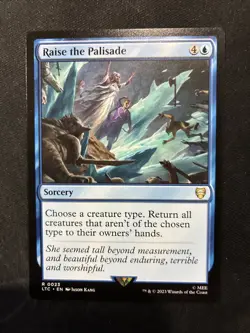 MTG - Raise the Palisade Commander: Lord of the Rings: Tales of Middle-Earth - Image 1