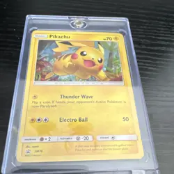 Pokemon Pikachu SM76 SM Promo Holo Basic 70 HP English Pokemon TCG 2017 - Image 1