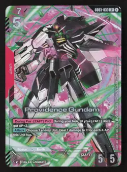 Providence Gundam (LR+) LR+ Holo GD03 GD03-033 LP Pokemon TCG - Image 1