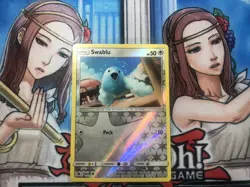 pokemon swablu 79/111 common reverse holo crimson invasion - Image 1