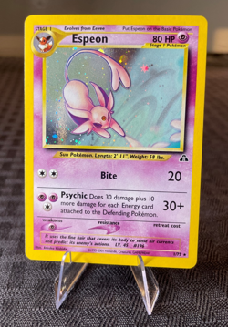 Espeon Holo Rare Neo Discovery 1/75 Pokemon TCG 2001 NM - Image 4