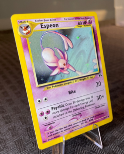 Espeon Holo Rare Neo Discovery 1/75 Pokemon TCG 2001 NM - Image 5