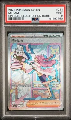 MIRIAM #251 PSA 9 2023 Pokemon Scarlet & Violet Base Special Illustration Rare - Image 1