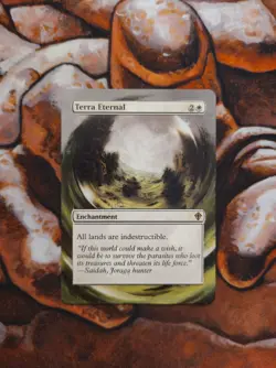 Magic the Gathering Terra Eternal #4 Hand Painted Unique Custom MTG Alter - Image 1