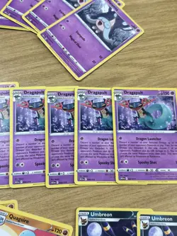 Pokemon McDonald's 2024 Promo bundle inc. Hatenna Umbreon Dragapult Quagsire - Image 4