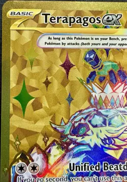 2024 Pokemon - Terapagos Ex 173/142 - HYPER RARE HOLO - Stellar Crown - English - Image 5