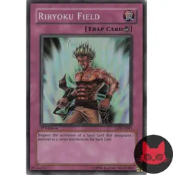 Yugioh Riryoku Field LON-081 Super Rare 1st Edition LP - Image 1