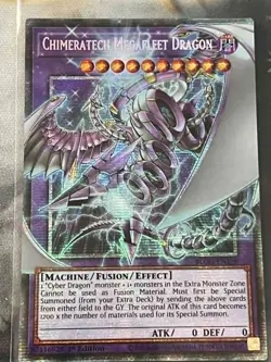 Chimeratech Megafleet Dragon (Extended Art) - BLGG-EN138 - Starlight Rare YuGiOh - Image 1