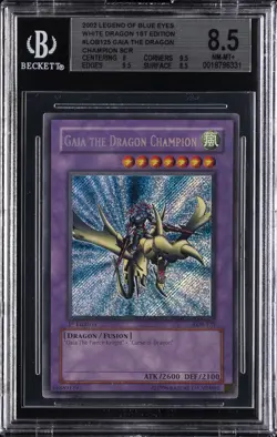 2002 1ST ED #125 GAIA THE DRAGON CHAMPION BGS 8.5 - Image 1