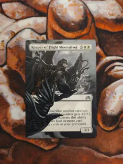 Magic the Gathering Reaper of Flight Moonsilver Hand Painted Custom MTG Alter - Image 1