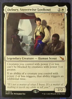 Delney, Streetwise Lookout - MTG - Murders at Karlov Manor - Near Mint - English - Image 1