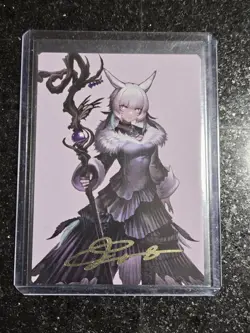 MTG Magic 53/53 Y’shtola, Night’s Blessed Gold Signature Art Card Final Fantasy - Image 1