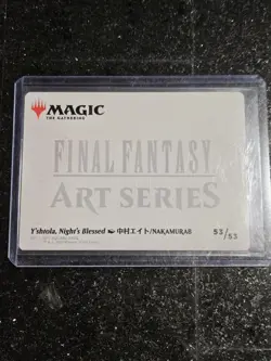 MTG Magic 53/53 Y’shtola, Night’s Blessed Gold Signature Art Card Final Fantasy - Image 2