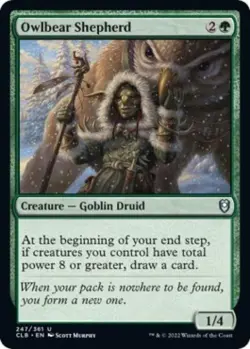 Owlbear Shepherd - Near Mint MTG Commander Legends: Battle for Baldur's Gate - Image 1