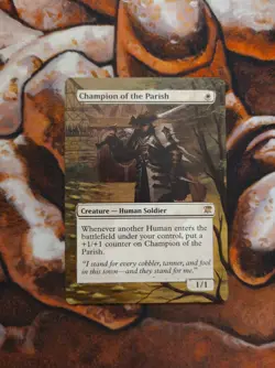 Magic the Gathering Champion of the Parish #3 Hand Painted Custom MTG Alter - Image 1