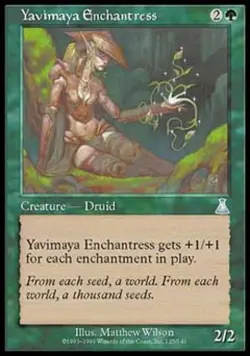 Yavimaya Enchantress - Medium Play MTG Urza's Destiny - Image 1