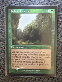 Sylvan Library MTG 350 Foil - Image 1