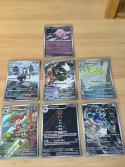 Pokemon TCG Black Bolt White Flare Lot Of 7 Cards / Full Art IR Simisear Promo - Image 1