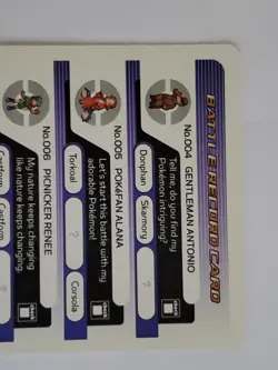 Pokemon E Reader Ruby 2003 Battle Record Card - Freezing Ray - Image 5