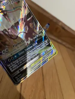 Pokemon TCG Espeon & Deoxys GX Tag Team SM240 Promo Sun & Moon Damaged/Crease - Image 3