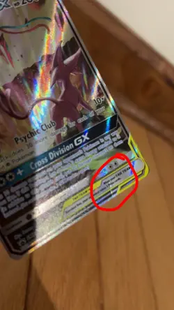 Pokemon TCG Espeon & Deoxys GX Tag Team SM240 Promo Sun & Moon Damaged/Crease - Image 4