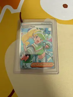 Pokemon TCG Emcee's Hype 220/182 Destined Rivals Full Art Ultra Rare Mint - Image 1